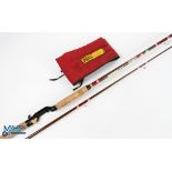 Abu Sweden Atlantic 460 Zoom spinning rod 9ft 2pc CW10/60g, sprung trigger grip reel seat, 27in