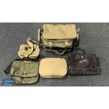 Fishing Tackle Reel Bags, a selection to include a Wychwood Rover shoulder nylon bag, a large