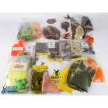 Collection of!! Dyed capes and 20 natural capes, large bag of mixed marabou, large selection of