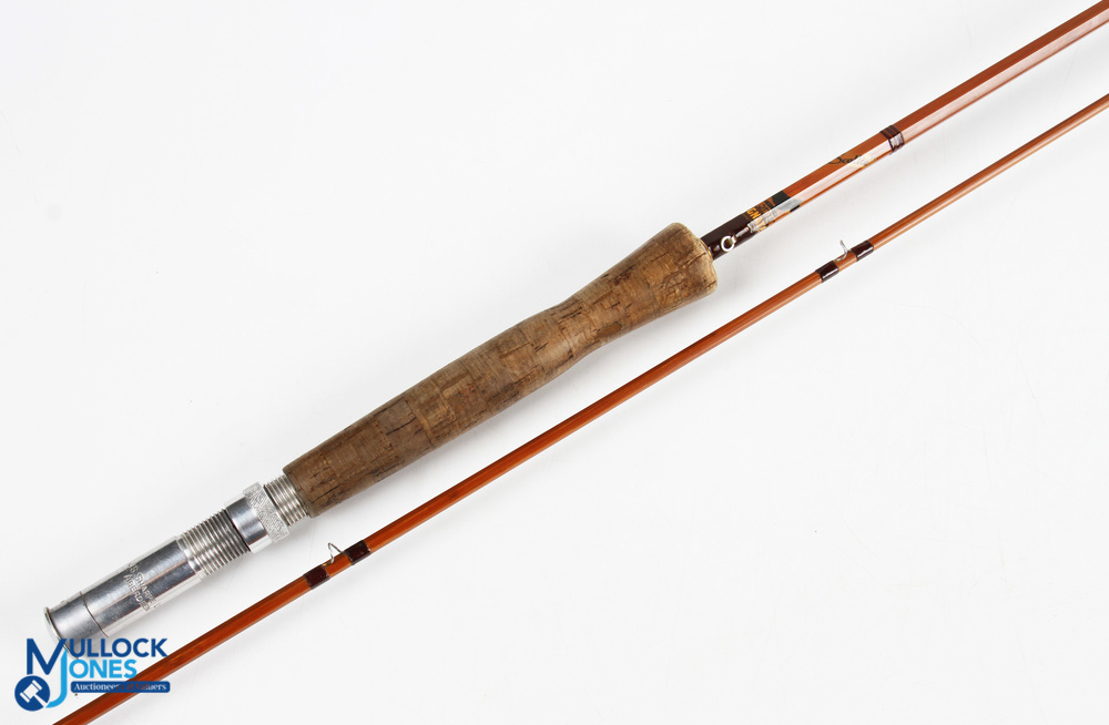 Sharpes Aberdeen "The Scottie" split cane fly rod - 9ft 2pc, No 7444, alloy down locking reel seat - Image 2 of 4