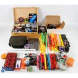 Coarse fishing terminal tackle and accessories, a mixed lot to include line, floats, rigs, spare