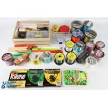 Assorted Fishing Accessories - including mixed rod rings, with lined examples, rod whipping, rig