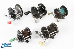 5x Penn Multiplier Reels - including no.150, Atlantic no.14, Delmar no.285, no.190 and no.180, all