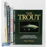 4x Fishing Books - The Trout - a Fisherman's Natural History Rupert Watson 1993, Imitations of The