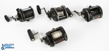 4x Penn Multiplier Reels - including Graph-Lite GLD-30, 245LD, 340 GTI and Formula 15LD, all in used