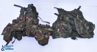 2x Waist Coats Camouflage Backpacks/Tactical Ware, multi pockets webbing vest - one made by Viper