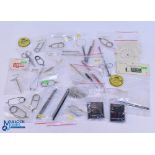Fly Fishing Tools & Accessories, to include cast holder, swivels, split rings, tube jaw, disgorgers,