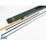 Bob Church carbon float rod 15ft 4pc, 22" handle with down locking reel seat, lined rings