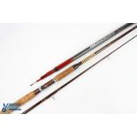 Olympic Power Flyte tubular fibreglass rod Model 3090 9' 2pc, 24" handle with alloy uplocking reel