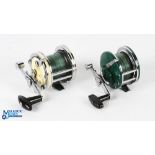 Mitchell 602A multiplier sea reel - on/off check, counter balanced handle with tensioner, light use,