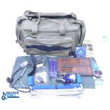 NGT Insulated Fishing Bag with Contents of a Shimano 3000SRT reel, a NGT unhooking mat, Preston