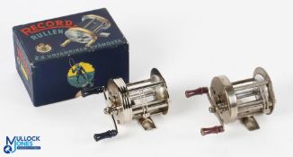 Abu 1550C Record multiplier casting reel, twin handles, on/off check, light use, runs very well,