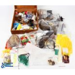 Fly Tying Kit, a complete kit with vice, hooks, wool feathers, flash, quill, fur, etc ideal