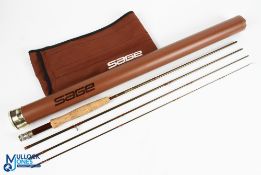 Sage USA SLT Graphite IIIe 486-4 carbon fly rod No Y35830, WT 3oz, 8ft 6" 4pc line 4#, alloy