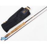 Hardy Alnwick Graphite "The DeLuxe" carbon brook fly rod 7ft 6" 2pc line 4/5#, alloy sliding reel