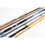 Super Flex Surf Water Supreme III fibre tube fast taper rod 12' 2pc, 46" handle with double down