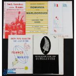 European Tourists in NZ Rugby Programmes etc (5): N Auckland & Waikato v France, 1961; S