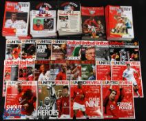 1995-2006 Manchester United Home Programmes, to include 1995-96 x34 with duplicates, 1996-97 x32