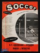 1960s American Cup Bangu (Brazil) v Besiktas (Turkey) + New York Americans v Dinamo Bucharest double