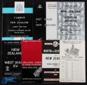 NZ in the British Isles 1960s Rugby programmes (7): 1963-4 v Cardiff, W Counties & scarcer North