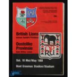 1980 E Province v B & I Lions Rugby Programme: At Port Elizabeth, 36pp. VG