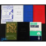 Ireland etc Home Rugby Programmes (7): VIP edition v England 1969, France 1969, Scotland 1966 &