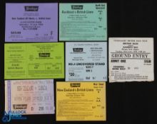 1993 British & I Lions in NZ Tickets etc (7): Three tests, at Christchurch, Wellington & Auckland,