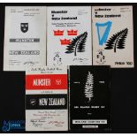 NZ in the British Isles Rugby Programmes (5): v Midland Counties 1963; Munster 1963, 73 & 74;
