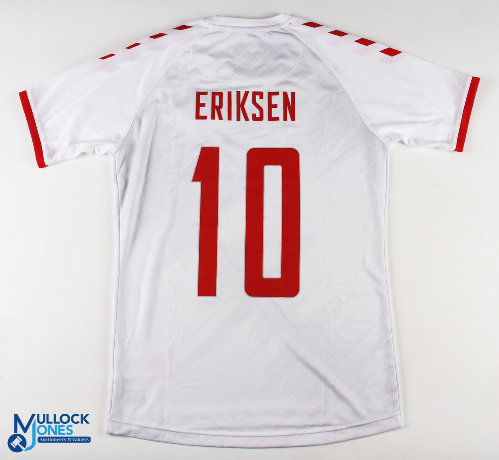 Christian Eriksen Autographed No 10 Denmark 2022 v Ukraine 26 March International away football - Image 3 of 3