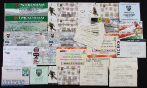 1990s/2000s Northampton Saints Rugby Tickets etc (40): At home in League and Cups & v Llanelli at
