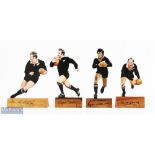 1970s All Black Greats, Rugby Figures Quartet (4): All Black legends who played v the Baabaas in