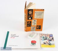 Rugby Cards & Book Selection (4): English Rugby Internationals 1980-91 RFU Collectors' Card Album,