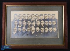 1930 British & I Lions Framed Portraits Collage: Framed & mounted but fading, though title and named
