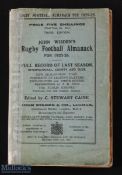 Scarce 1925-26 Wisden Rugby Football Almanack: Third & last in of a run of just three seasons. All