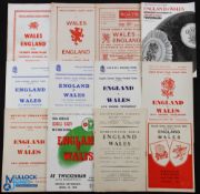 1947-73 England & Wales '15 Group' Schools Rugby Programmes (12): Eng v Wales 1947 (with Eng team