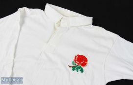 c1980 Bukta England Rugby Jersey Shirt: Size 42" a quality cotton shirt that has been on display