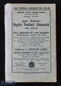 Scarce 1924-25 Wisden Rugby Football Almanack: Second edition of a run of just three seasons. All