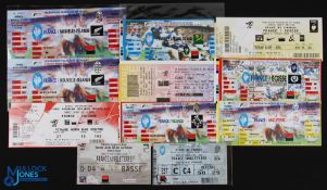 France Home International Rugby Tickets (11): Issues v NZ (both tests) 1995, S Africa 30/11/96,