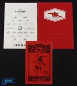 1932/33 Arsenal v Chelsea football programme 10 Dec, with light folds and creases together with an