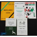 S Africa in the British Isles 1969-70 Rugby Programmes (5): v Midland Cos. East, Newport (lost),