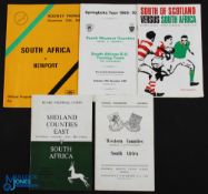 S Africa in the British Isles 1969-70 Rugby Programmes (5): v Midland Cos. East, Newport (lost),