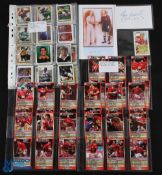 Rugby Cards & Stickers etc Collection (Qty): All near mint & sleeved, full set of 2000s Wales