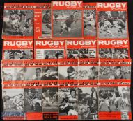 1960-1970 Rugby World Magazines (Qty): Every copy of the world's No. 1 Rugby mag from Oct 60-Sept