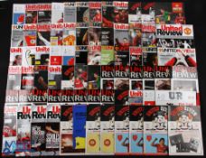 1966-2017 Manchester United Home European Cup Match Big Match Programmes, a large collection with