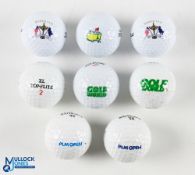 Interesting Collection of Modern Logo Golf Balls (8) to incl 2x 1999 Ryder Cup The Country Club (