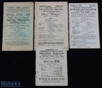 1954 Four Point to Point Steeplechase Meeting Cards, to include Eyton on Severn 24th April 1954,
