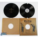 2x Golf Related Gramophone 78rpm records - The Silver King 'Golfing Hints' by Archie Compston to