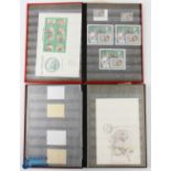 2 Stamp Folders of Golf Themed Stamps, Fist Day Covers, a collection of mint and used stamps, with