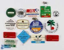 Interesting Collection of Tommy Horton Overseas Golf Tournament Competitors, Guests and Press Badges
