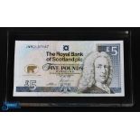 Jack Nicklaus Royal Bank of Scotland £5 Commemorative Bank Note Desk Paper Weight - issued to